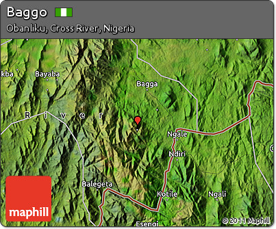 Satellite Map of Baggo