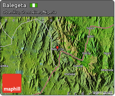 Satellite Map of Balegeta