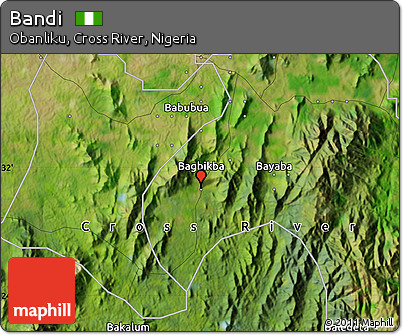 Satellite Map of Bandi