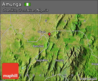 Satellite Map of Amunga