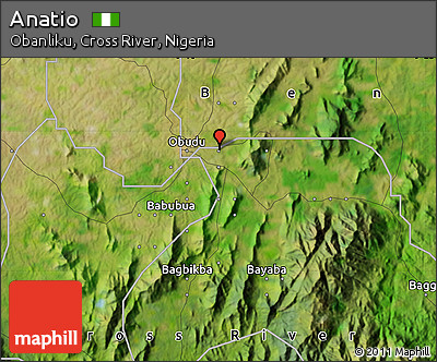 Satellite Map of Anatio