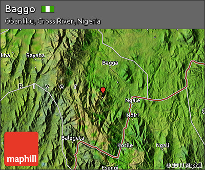 Satellite Map of Baggo