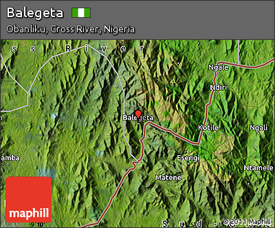 Satellite Map of Balegeta