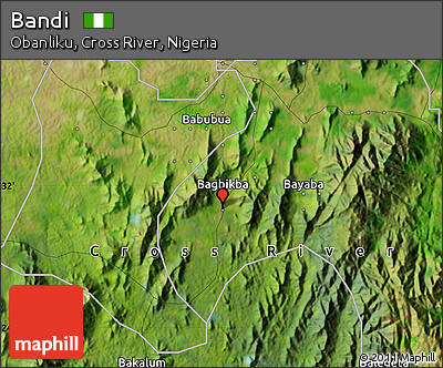 Satellite Map of Bandi