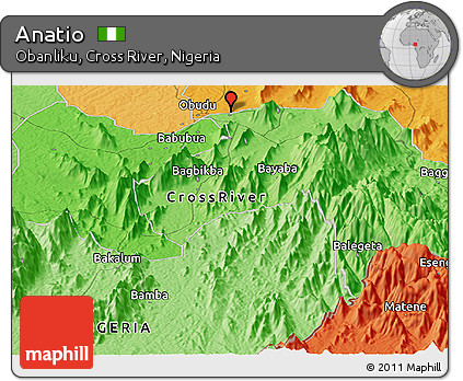 Political Panoramic Map of Anatio