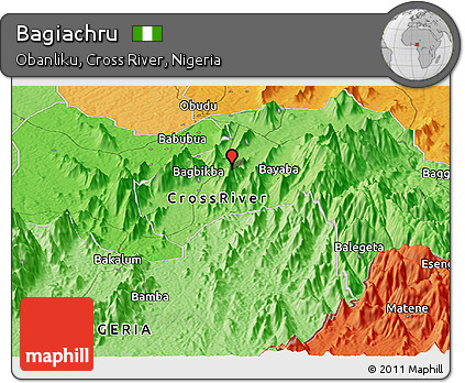 Political Panoramic Map of Bagiachru
