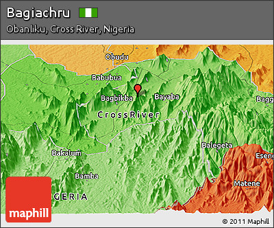 Political Panoramic Map of Bagiachru