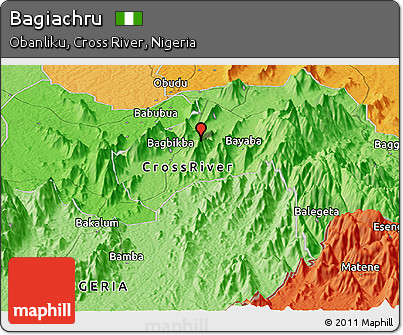 Political Panoramic Map of Bagiachru