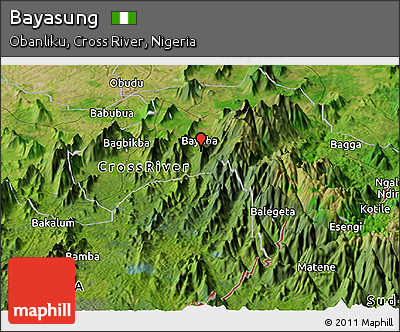 Satellite Panoramic Map of Bayasung