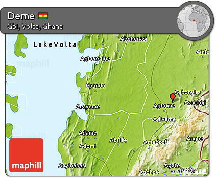 Physical 3D Map of Deme