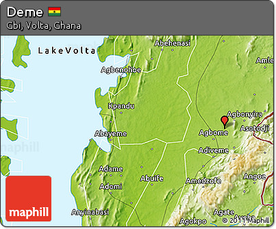 Physical 3D Map of Deme
