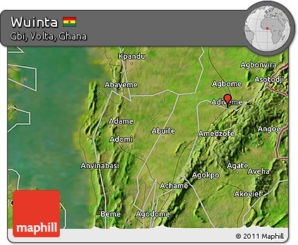 Satellite 3D Map of Wuinta