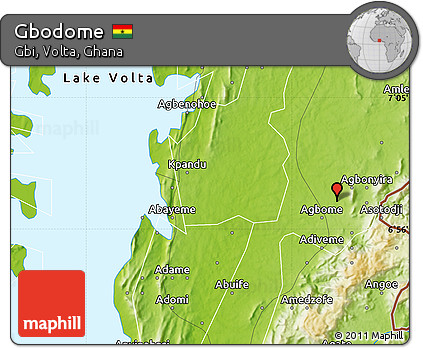 Physical Map of Gbodome