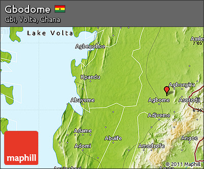 Physical Map of Gbodome