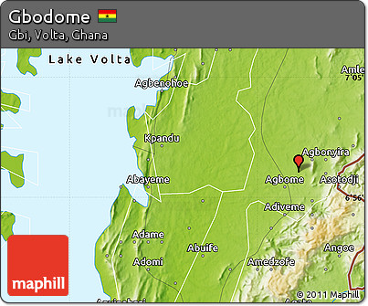 Physical Map of Gbodome