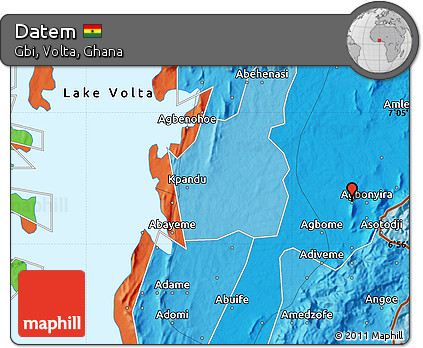 Political Map of Datem