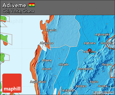 Political Map of Adiveme