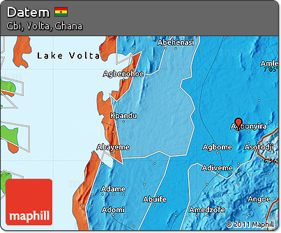 Political Map of Datem