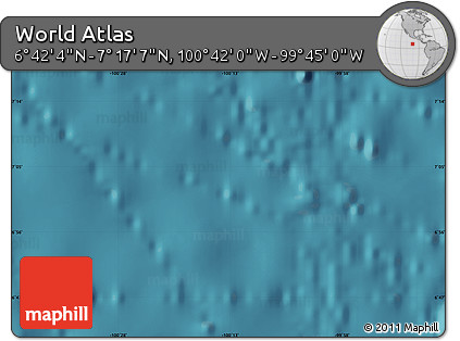 Satellite Map of the Area around 6° 59' 36" N, 100° 13' 29" W