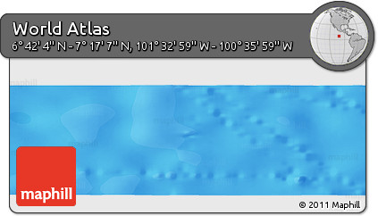 Political Panoramic Map of the Area around 6° 59' 36" N, 101° 4' 29" W