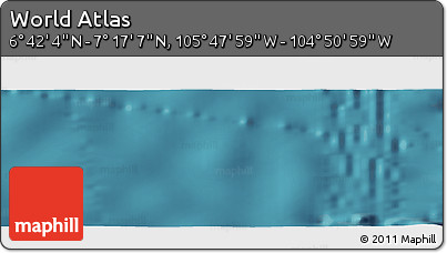 Satellite Panoramic Map of the Area around 6° 59' 36" N, 105° 19' 29" W