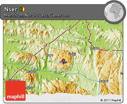 Physical 3D Map of Nser