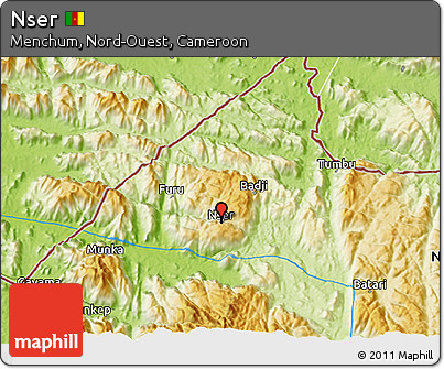 Physical 3D Map of Nser