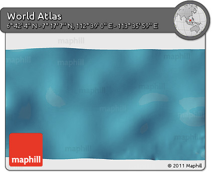 Satellite 3D Map of the Area around 6° 59' 36" N, 113° 7' 30" E