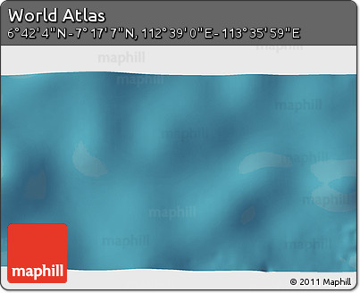Satellite 3D Map of the Area around 6° 59' 36" N, 113° 7' 30" E