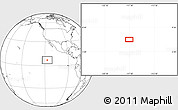 Blank Location Map of the area around 6° 59' 36" N, 117° 13' 29" W