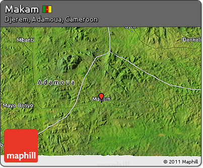 Satellite 3D Map of Makam