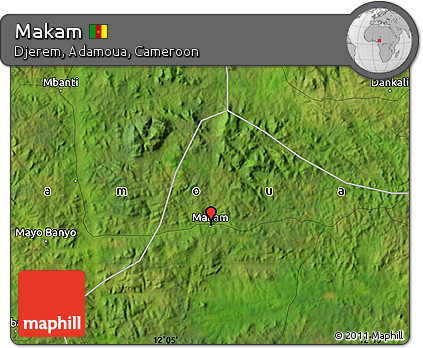 Satellite Map of Makam