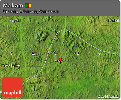 Satellite Map of Makam