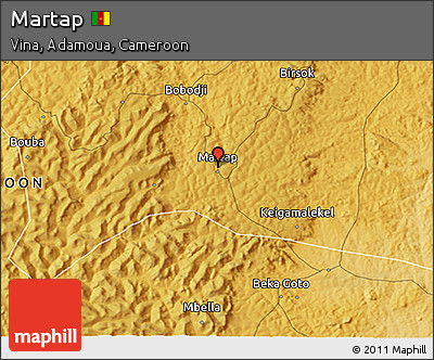Physical 3D Map of Martap