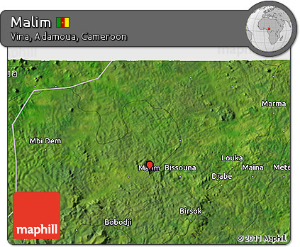 Satellite 3D Map of Malim
