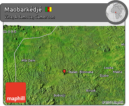 Satellite 3D Map of Maobarkédjé