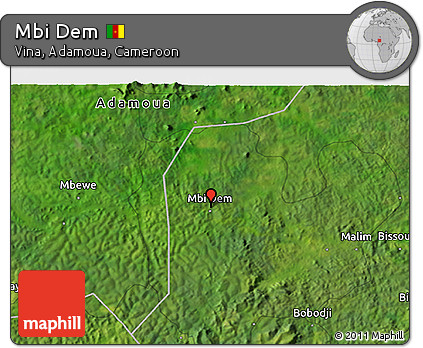 Satellite 3D Map of Mbi Dem