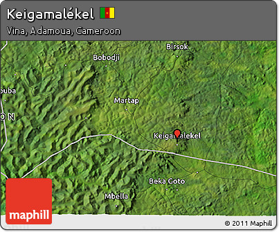 Satellite 3D Map of Keigamalékel