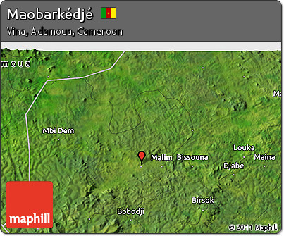 Satellite 3D Map of Maobarkédjé