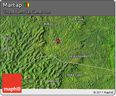 Satellite 3D Map of Martap