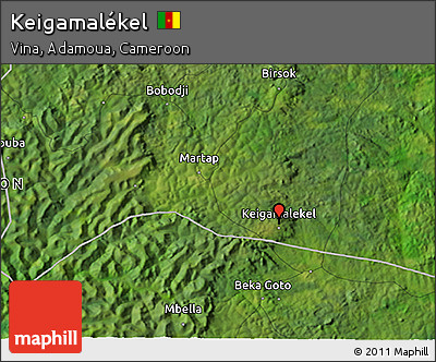 Satellite 3D Map of Keigamalékel