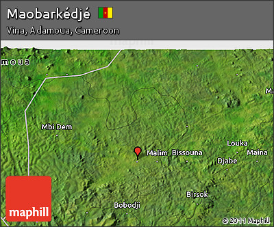 Satellite 3D Map of Maobarkédjé