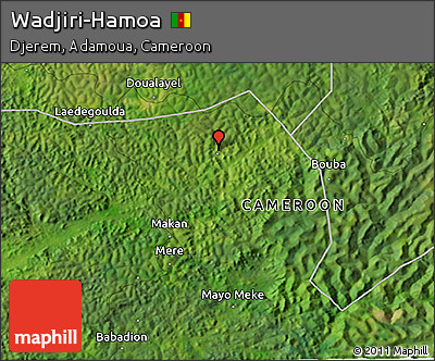 Satellite 3D Map of Wadjiri-Hamoa