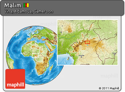 Physical Location Map of Malim