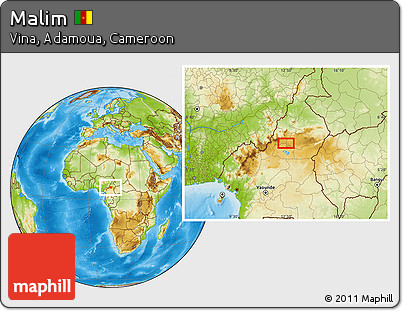 Physical Location Map of Malim