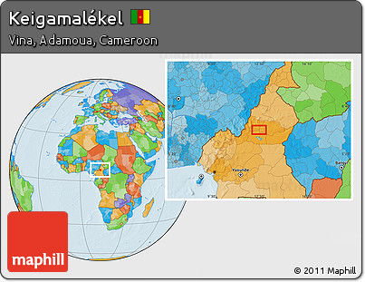 Political Location Map of Keigamalékel