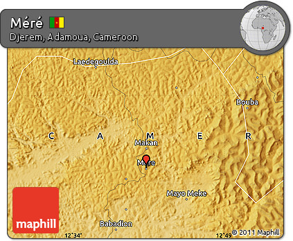 Physical Map of Méré