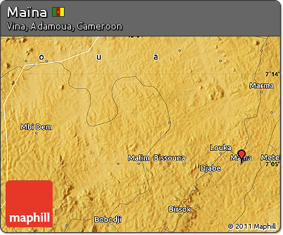 Physical Map of Maïna