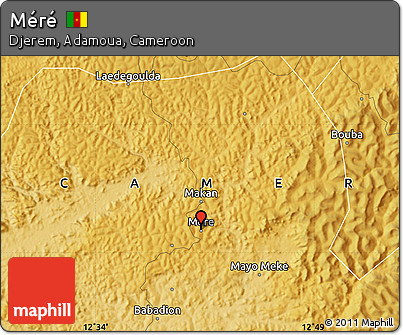 Physical Map of Méré