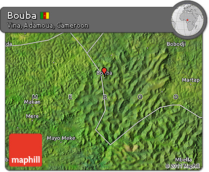 Satellite Map of Bouba